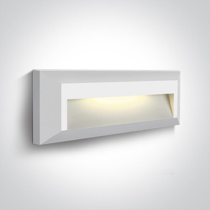 67388C/W/V: 2W CCT Variable AC LED wall light, IP65, ideal for both indoor and outdoor installation. ..