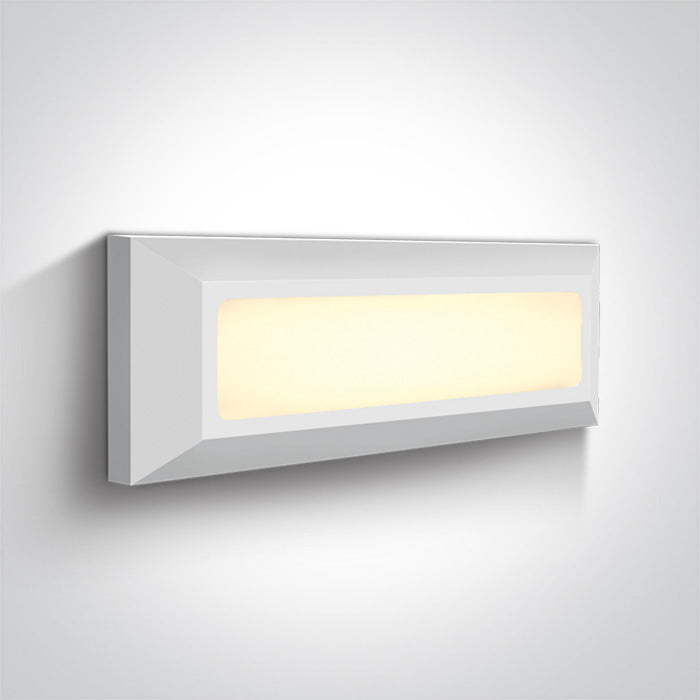 67394/W/V: 3,5W CCT Variable LED wall light, IP65, ideal for both indoor and outdoor installation. ..
