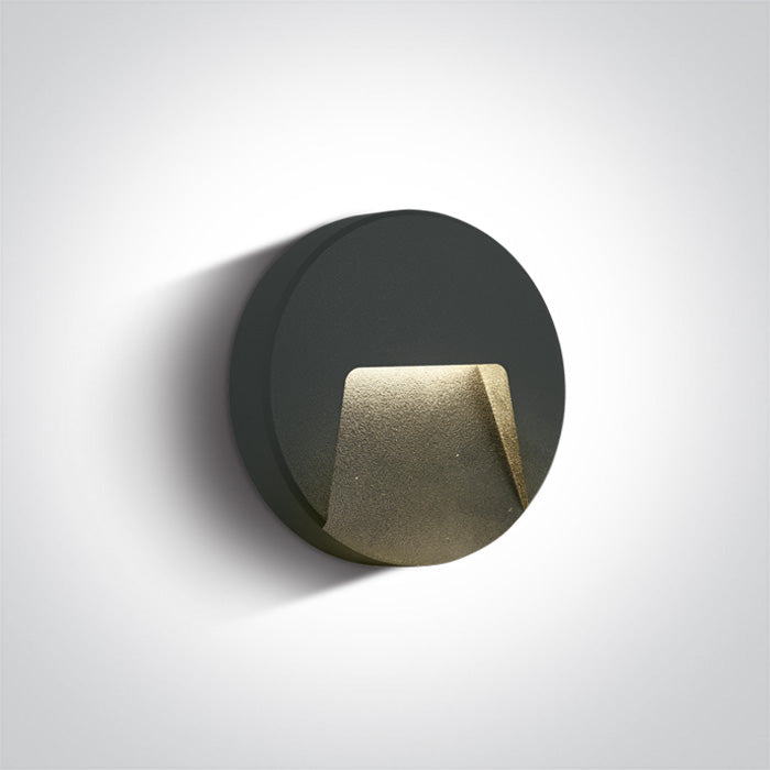 67414/AN/V: 3W CCT Variable AC LED wall light, IP65, ideal for both indoor and outdoor installation. ... Available in Anthracite