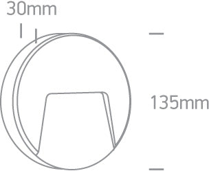 67414/W/V: 3W CCT Variable AC LED wall light, IP65, ideal for both indoor and outdoor installation. ..