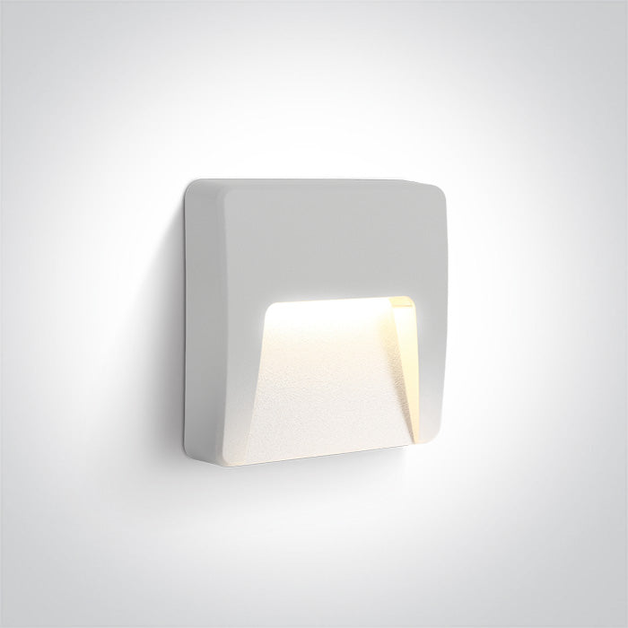 67418/W/V: 3W CCT Variable AC LED wall light, IP65, ideal for both indoor and outdoor installation. ..