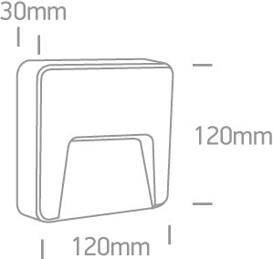 67418/AN/V: 3W CCT Variable AC LED wall light, IP65, ideal for both indoor and outdoor installation. ... Available in Anthracite