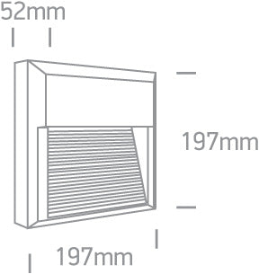 67430A/AN/V: 8W CCT Variable LED wall light, IP65. Complete with non-dimmable LED driver. ... Available in Anthracite