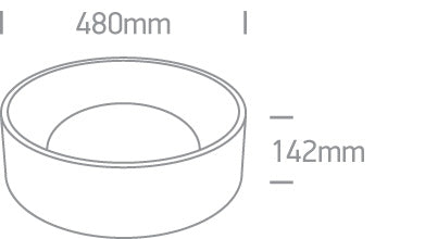 67452/W/V: 35W LED Ceiling, IP20, suitable for residential and commercial application . Complete with non-dimmable driver.  ...