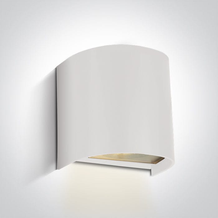 White 6W  GU10 wall mounted decorative light 67536A/W