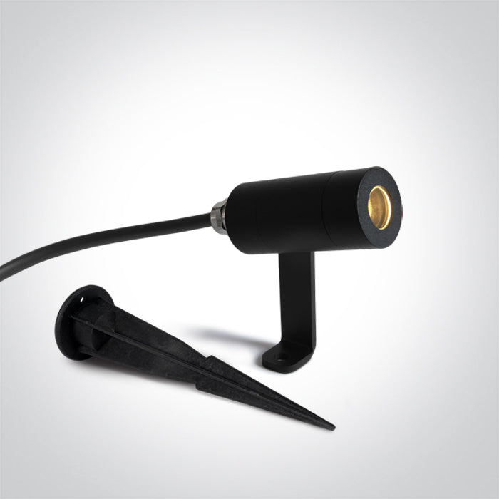 67538A/B/W: 2W outdoor LED spot, IP65.  Requires 700mA driver.  Supplied with spike.  ..