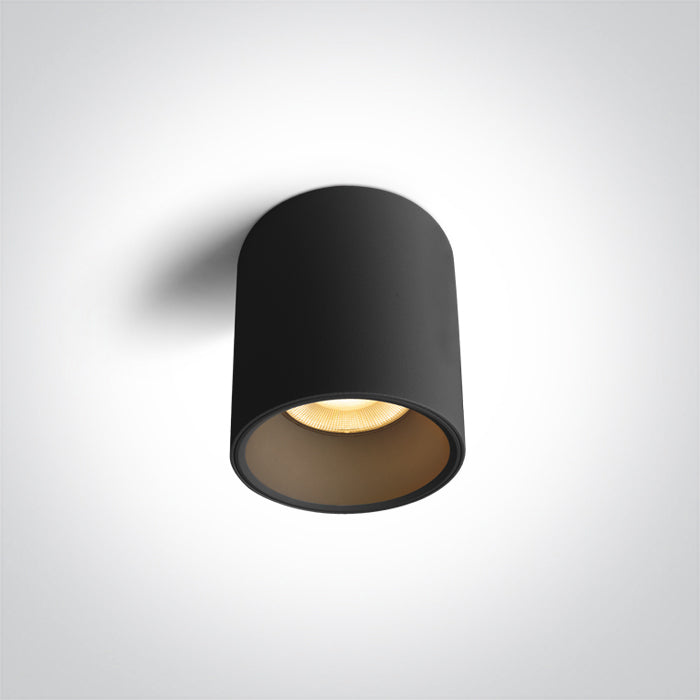 67540A/B/W BLACK 12W WW IP65 230V DARK LIGHT