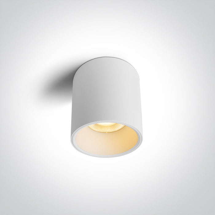67540A/W/W WHITE 12W WW IP65 230V DARK LIGHT