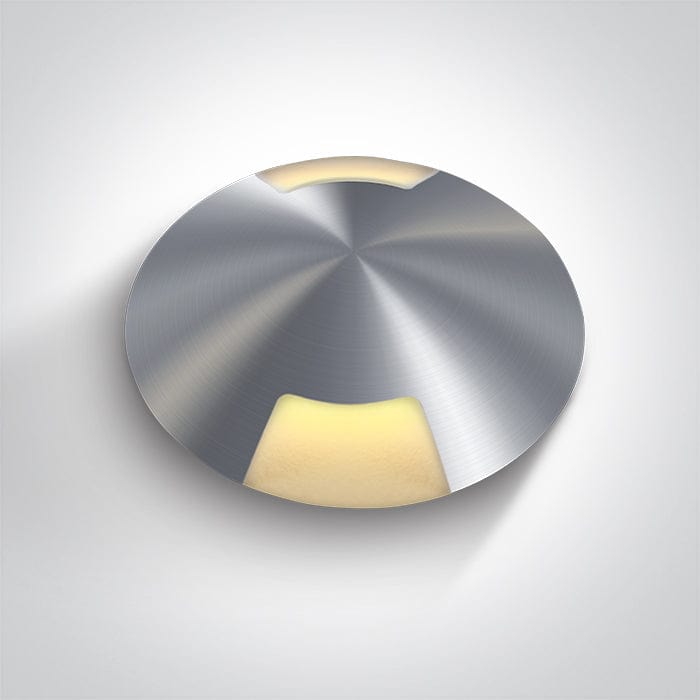 Aluminium 3W LED inground, aluminium, for path 69015B/AL/W