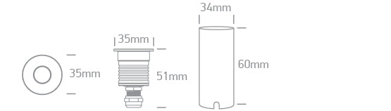 69068A/W: 2W COB LED inground, IP67.  Requires 700mA driver.  ... Available in Stainless Steel