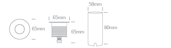 69068C/W: 6,5W COB LED inground, IP67.  Requires 700mA driver.  ... Available in Stainless Steel