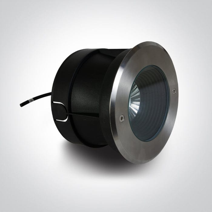 10W COB LED inground uplighter. One Light. 69070B/W