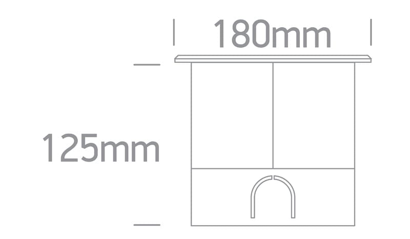 15W COB LED inground uplighter. One Light. 69070C/W
