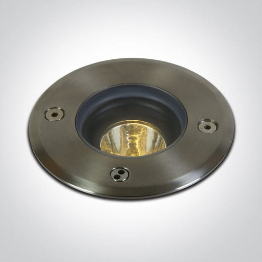 3W COB LED inground uplight with a 5° beam which is tiltable +/-20°. One Light. 69072/W