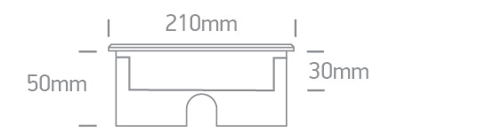 69076D/W: 18x1W LED inground. IP67, stainless steel 316L and die cast aluminium body.   Requires 24V DC driver.   ... Available in Stainless Steel