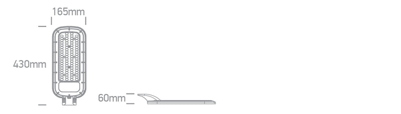 70118C/AN/V ANTHRACITE STREET LIGHT 150W CCTV IP65 230V