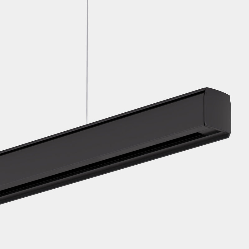 71-5210-60-00, TRACK TRACKS 3-PHASE STANDARD TRIMLESS SURFACED & SUSPENDED 2000MM BLACK, Black