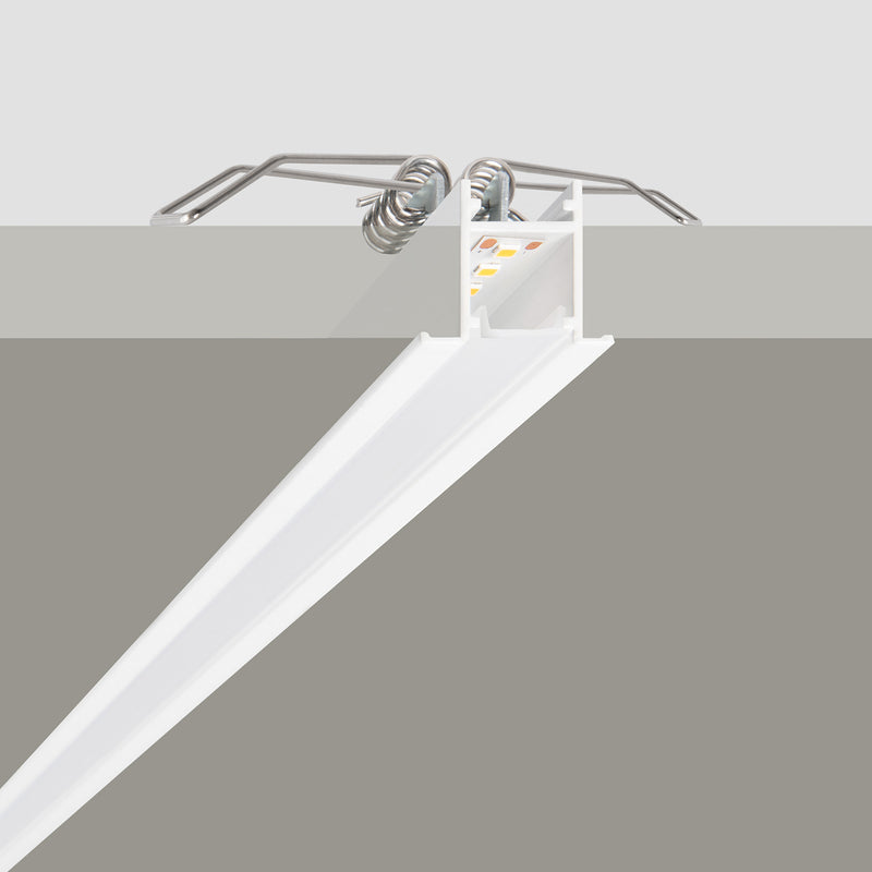 71-5738-14-00, LINEAR LIGHTING SYSTEM TAGLIO DI LUCE DIRECT 19MM TRIM 1000MM , White