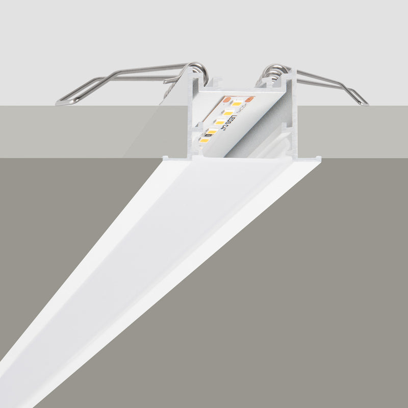 71-5746-14-00L, LINEAR LIGHTING SYSTEM TAGLIO DI LUCE CUSTOM SIZE 49MM TRIM , White