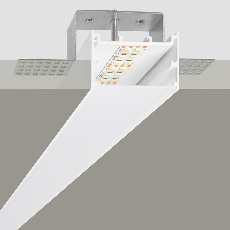 71-5753-14-00, LINEAR LIGHTING SYSTEM TAGLIO DI LUCE DIRECT 50MM TRIMLESS 1000MM , White