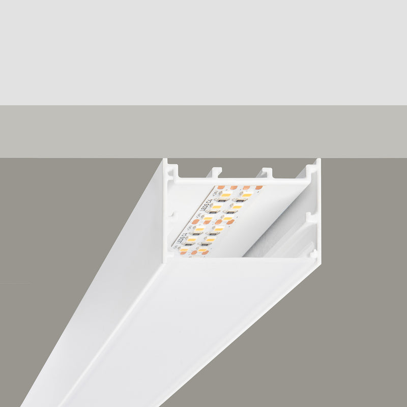 71-5755-14-00L, LINEAR LIGHTING SYSTEM TAGLIO DI LUCE CUSTOM SIZE 66MM TRIMLES , White