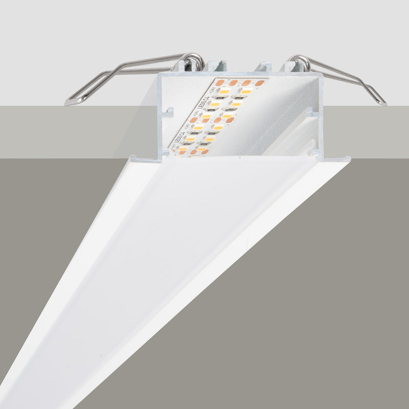 71-8084-14-00, LINEAR LIGHTING SYSTEM TAGLIO DI LUCE DIRECT 50MM TRIM 3000MM , White