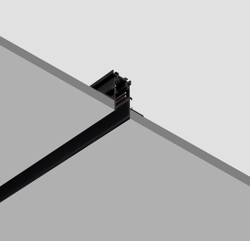 71-B596-60-00, TRACK HYPERLINK RECESSED 3M 3000MM BLACK, Black