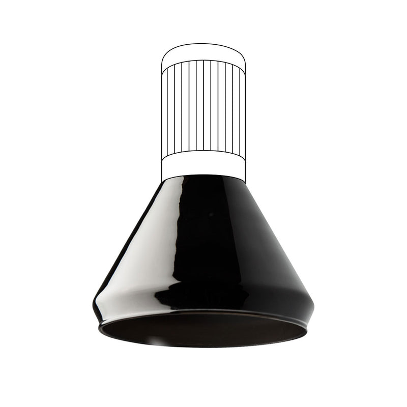 Iris Cone Front Lamp shade (Accessory) | Black | 71-C053-60-00