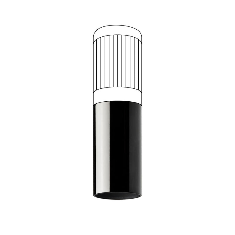 Iris Tube Front Lamp shade (Accessory) | Black | 71-C055-60-00