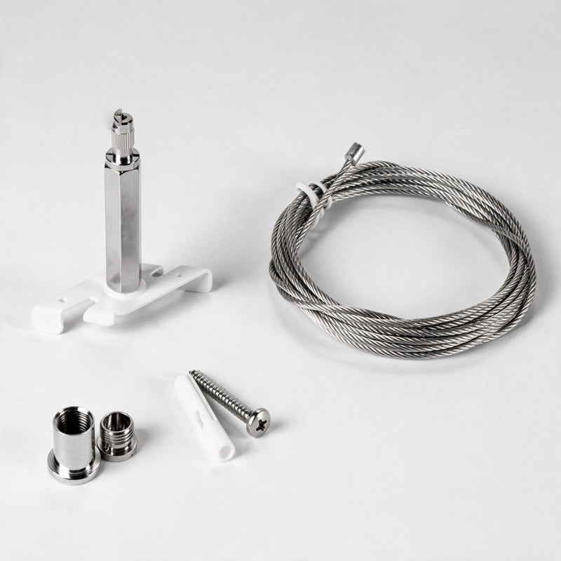Track 3-Phase Euro Dali Suspension Kit Accessory | White | 71-C177-14-00
