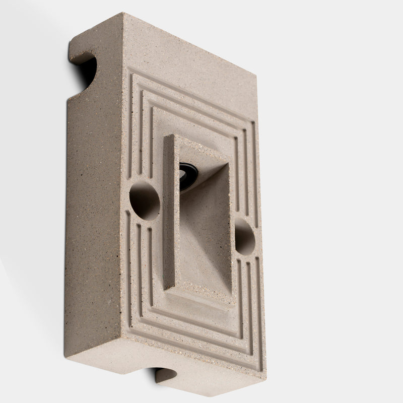Arc Recessed Vertical Structure Recessed Wall Light | Cement | 71-E716-DC-00