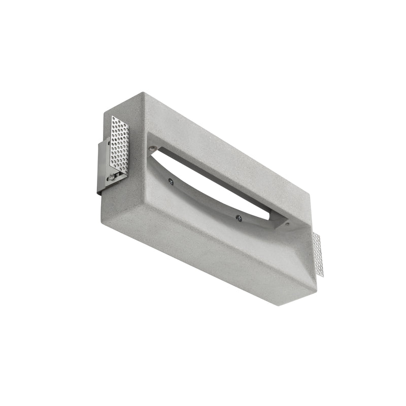 Arc Plasterboard Horizontal Structure Recessed Wall Light | Cement | 71-E754-DC-00