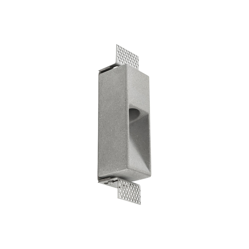 Arc Plasterboard Vertical Structure Recessed Wall Light | Cement | 71-E755-DC-00