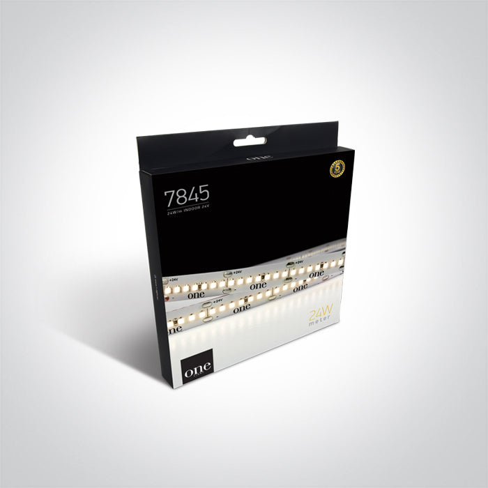 7845/W LED STRIP 24V DC WW 5m ROLL 24W/m IP20