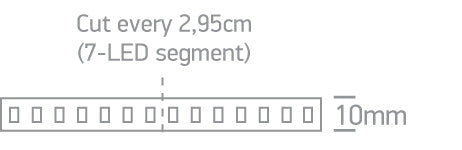 7870/C LED STRIP 24V DC CW 5m ROLL 19,2W/m IP20