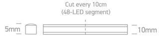 COB LED strip 480LEDs/m