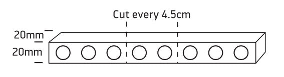 7890/C: IP65 Flexible LED light strip, 18W/m. Supplied in 5 meters roll.  Includes 2 extra sets of end caps.  Requires 24V DC constant voltage LED driver. Avoid direct sunlight. ..