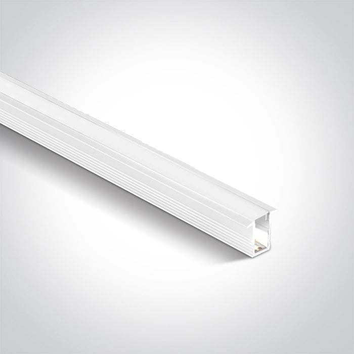 7901R/W RECESSED PROFILE 2m + PC opal diffuser