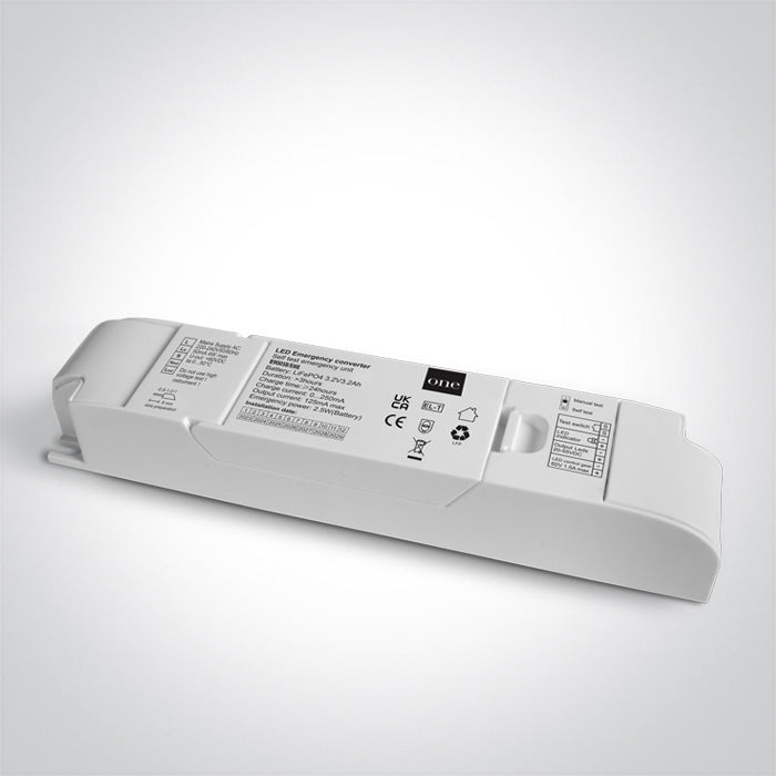 EMERGENCY KIT 2,5W FOR LED FITTINGS/STRIPS 5-50W 8-60V One Light 89005B/EME