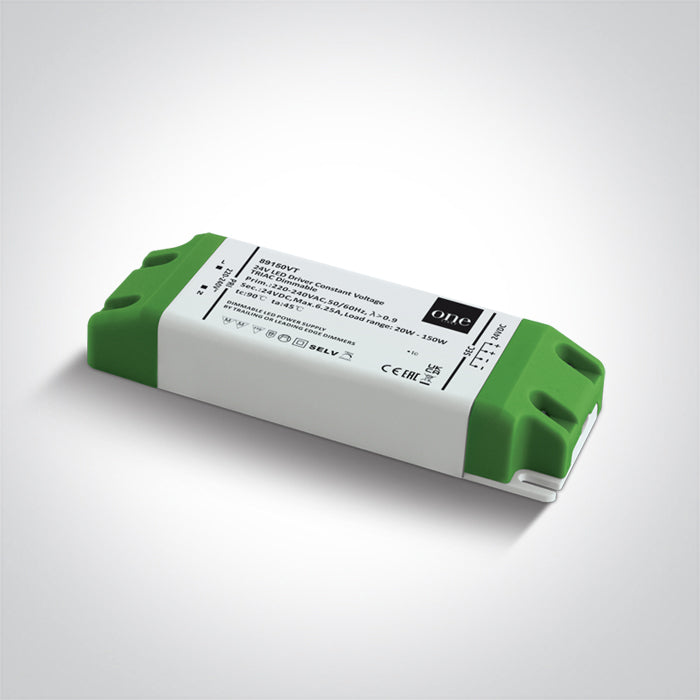 DRIVER 24V DC 20-150W 230V DIMMABLE One Light 89150VT