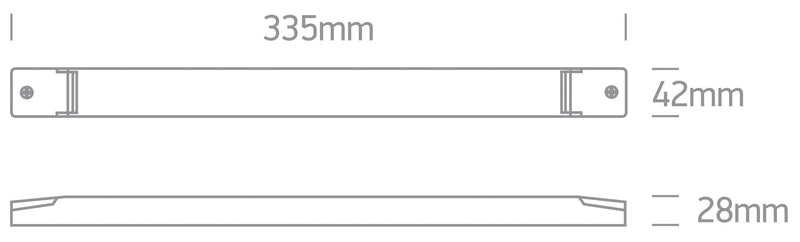 24-240W 24V DC DALI and Push to dim dimmable constant voltage driver