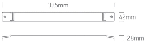 24-240W 24V DC DALI and Push to dim dimmable constant voltage driver