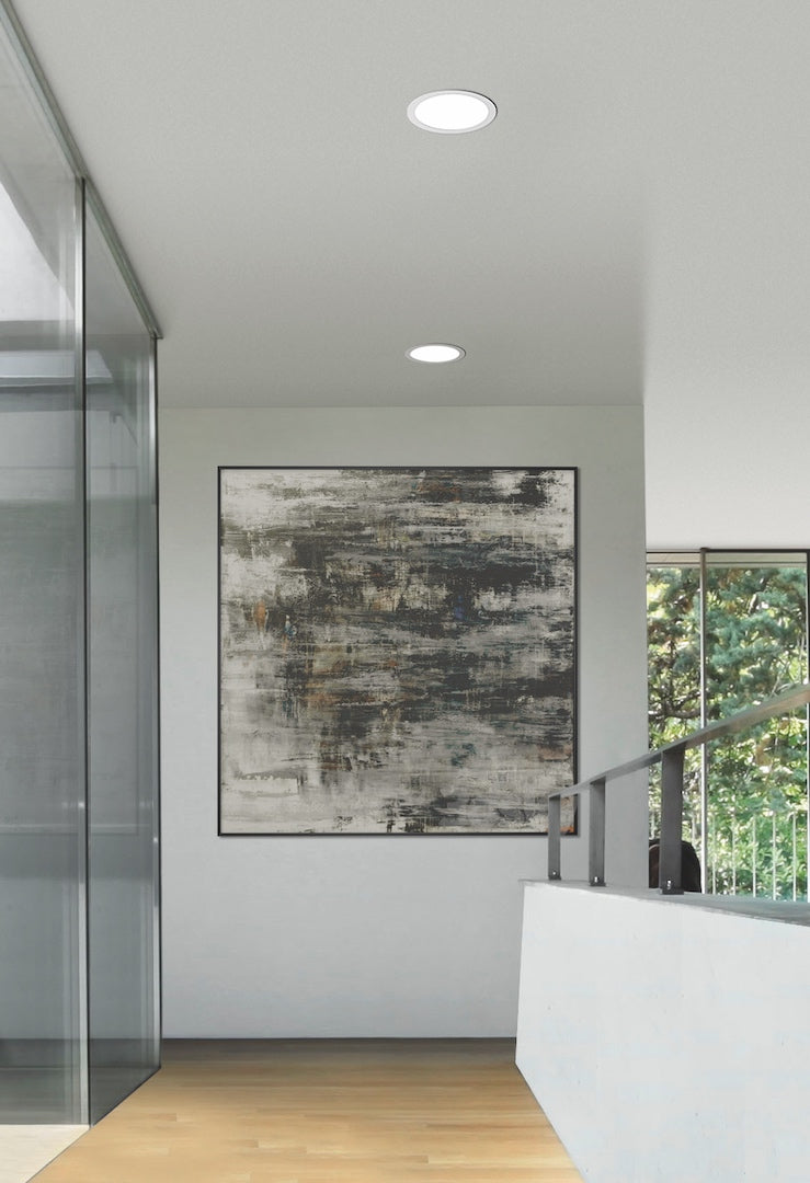 90-4885-14-OE, DOWNLIGHT VOL EMERGENCY Ø254 MM 30.2W 3000K CRI 80 83º ON-OFF  IP54 3012L, White, Opal