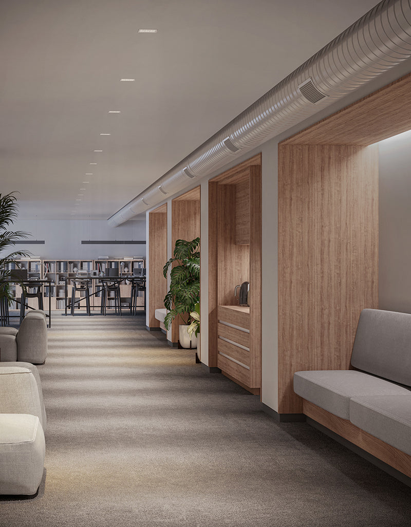 90-6391-14-14, DOWNLIGHT BENTO STANDARD SQUARE TRIM 18.3W LED WARM-WHITE 3000K CRI 92 37.5º WH, White