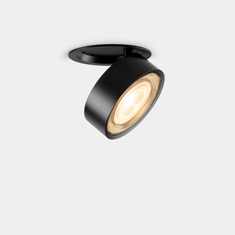 90-8035-60-DS, DOWNLIGHT KIVA RECESSED Ø75MM 8.8W LED WARM-WHITE 2700K CRI 92 18.9º DALI-2/PU, Black