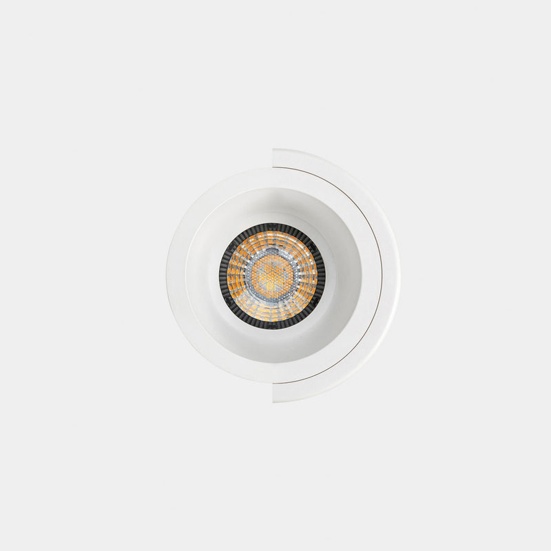 90-A028-14-TS, DOWNLIGHT LITE DEEP FIX Ø70MM 8.4W LED WARM-WHITE 4000K CRI 80 32.2º PHASE , White, Transparent