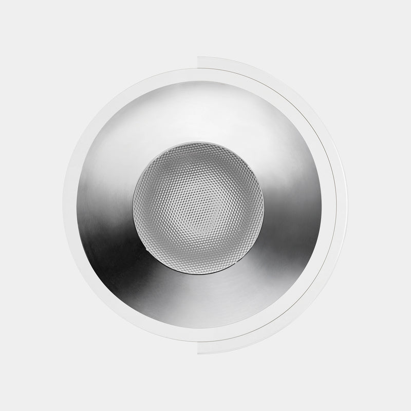 90-A037-14-D3, DOWNLIGHT VEO Ø210MM EMERGENCY 19.1W LED WARM-WHITE 4000K CRI 82 75.2º ON-O, White, Semitransparent
