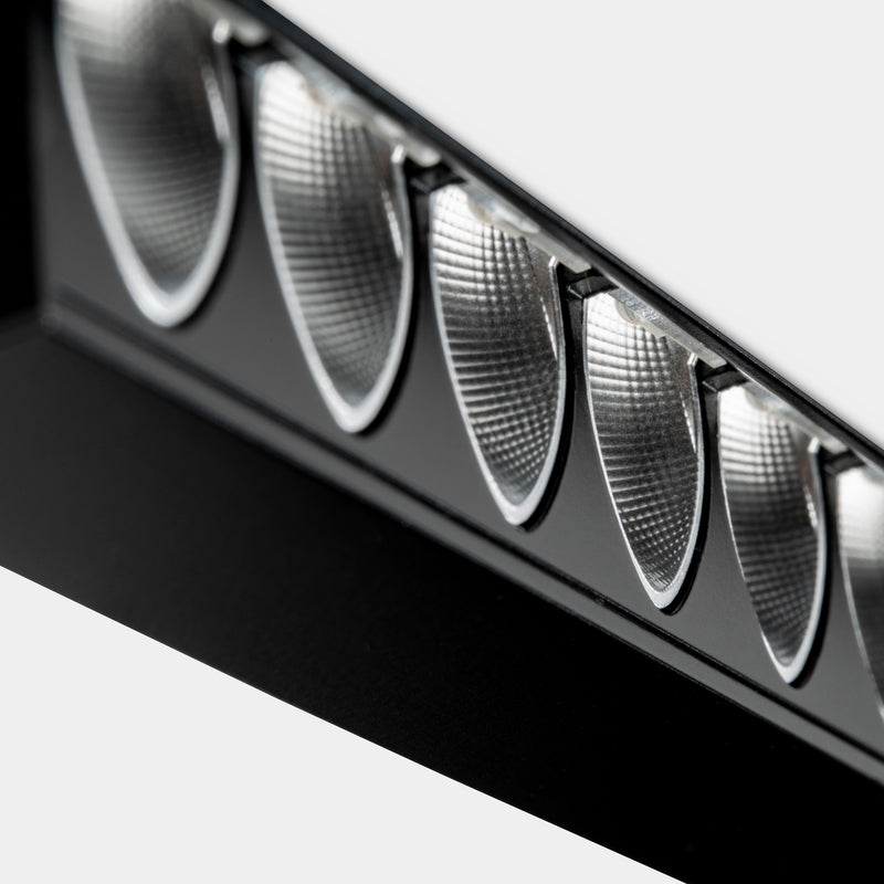 90-A128-60-00, DOWNLIGHT BENTO WALL WASHER 12 LEDS TRIMLESS 12W LED WARM-WHITE 3000K CRI 92 BLA, Black