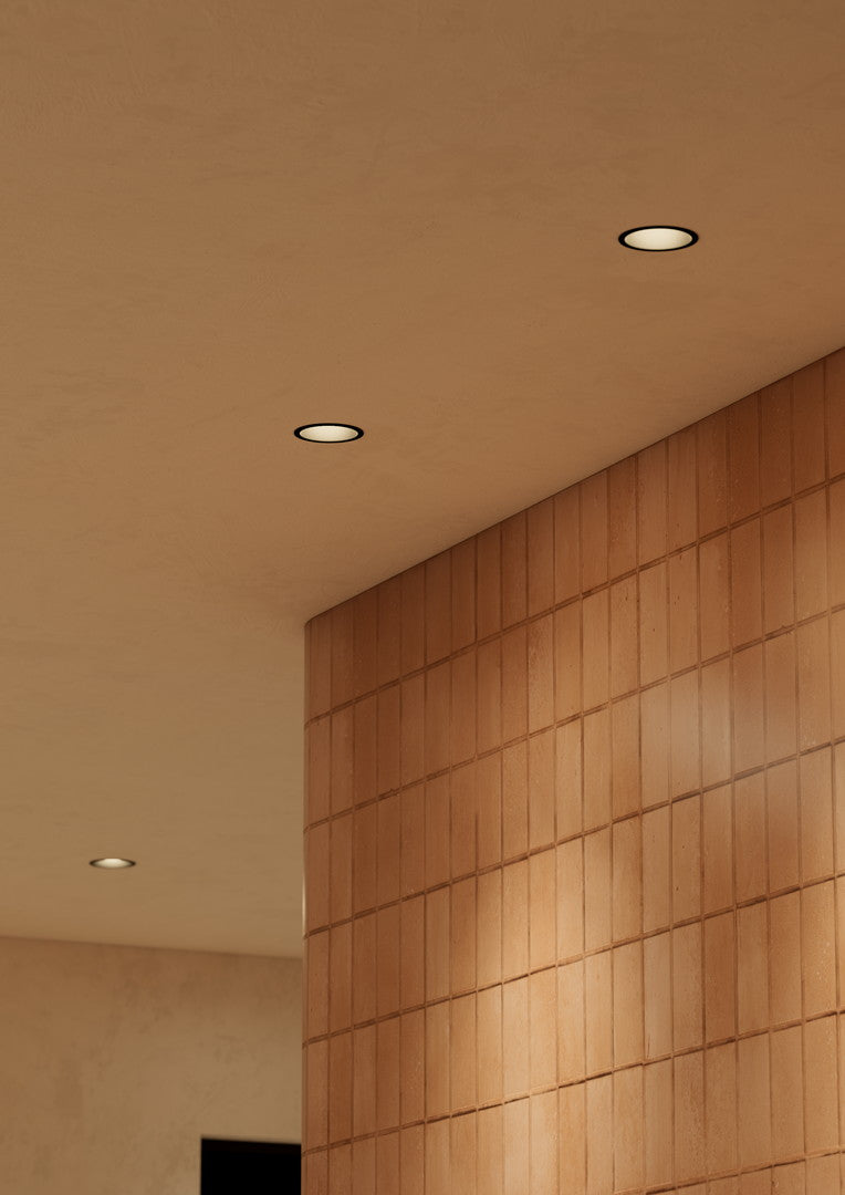 90-A177-60-TS, DOWNLIGHT LITE DEEP FIX Ø88 13.9W LED WARM-WHITE 2700K CRI 92 33º PHASE CUT BL, Black, Transparent