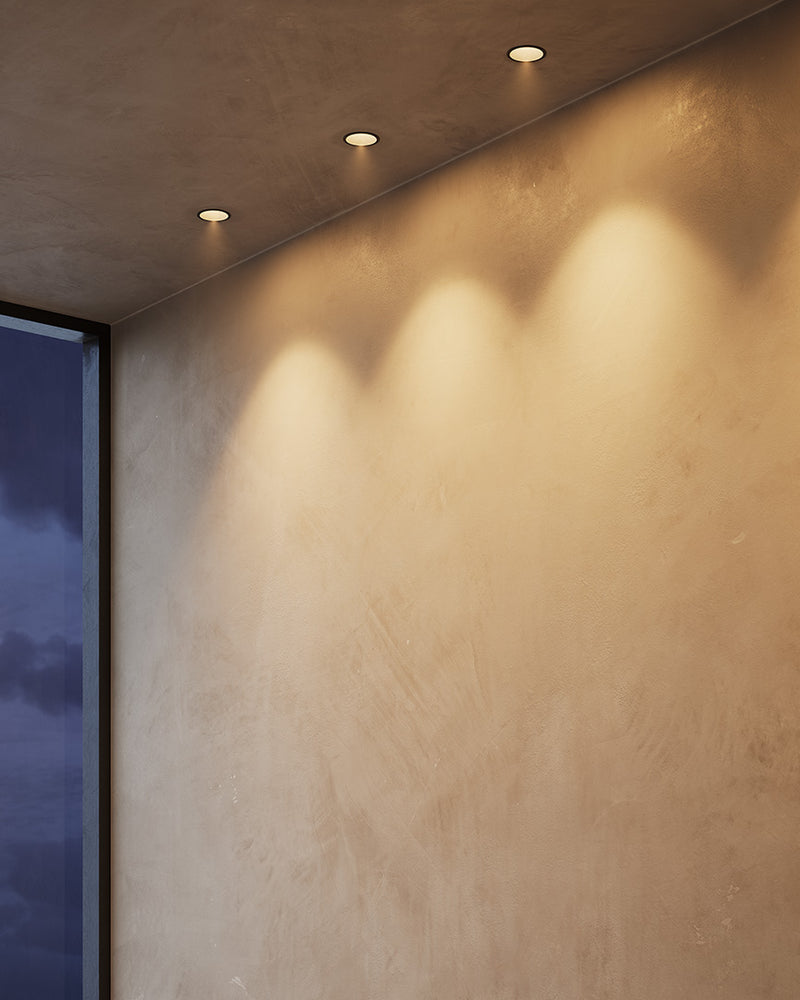 90-A180-60-00, DOWNLIGHT LITE DEEP FIX Ø105 13.9W LED WARM-WHITE 2700K CRI 92 34º ON-OFF BLAC, Black, Transparent